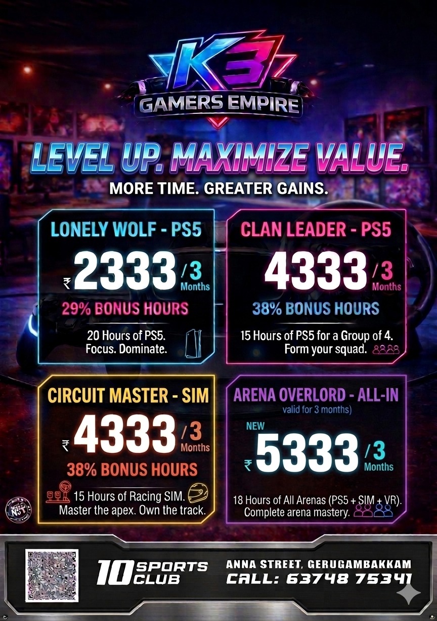 K3 Gamers Empire brochure